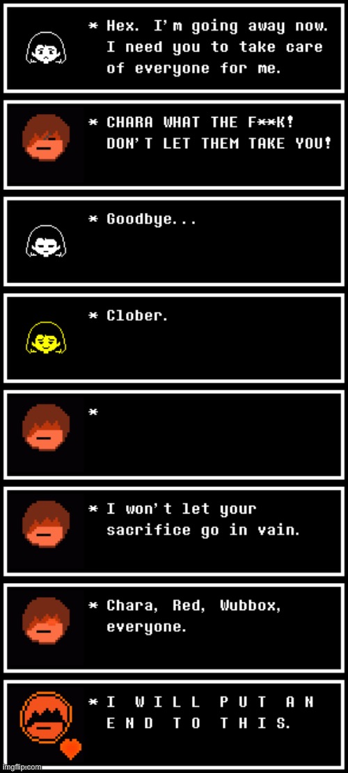 Lore drop. Hex has empathy, just not for the monsters of the underground. | made w/ Imgflip meme maker