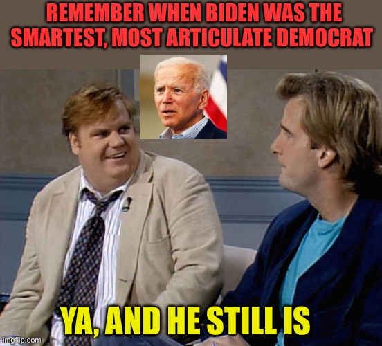 Leaderless Democrats | REMEMBER WHEN BIDEN WAS THE SMARTEST, MOST ARTICULATE DEMOCRAT; YA, AND HE STILL IS | image tagged in remember that time,democrats,democratic socialism,sad joe biden,clueless | made w/ Imgflip meme maker