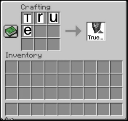 crafting recipe | made w/ Imgflip meme maker