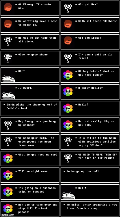 Chapter 2. Help from a fellow flower. | made w/ Imgflip meme maker