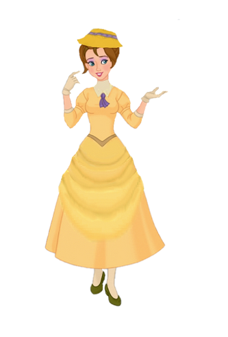 Jane Porter in her everyday dress Blank Meme Template