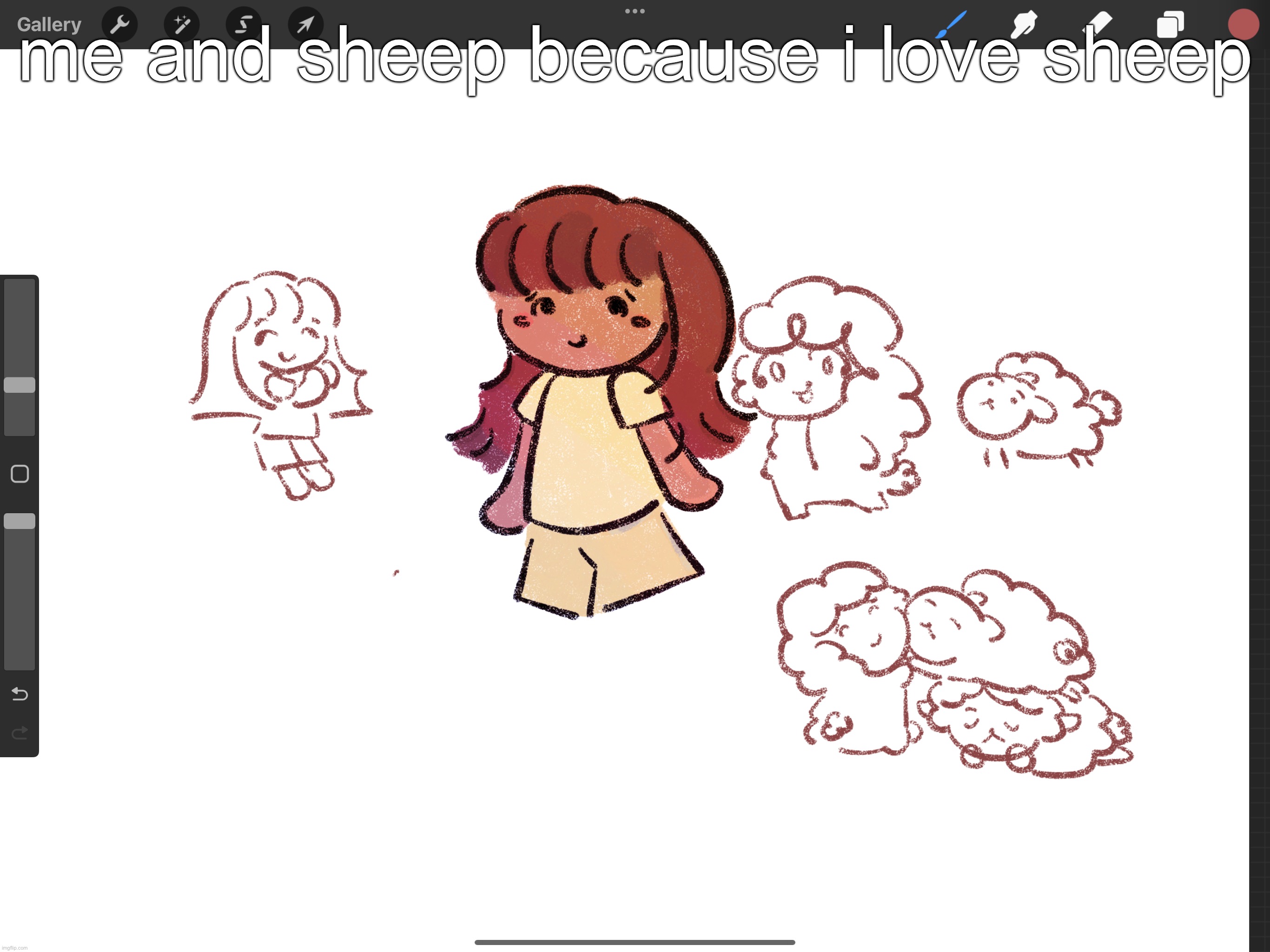 they are so cute | me and sheep because i love sheep | made w/ Imgflip meme maker