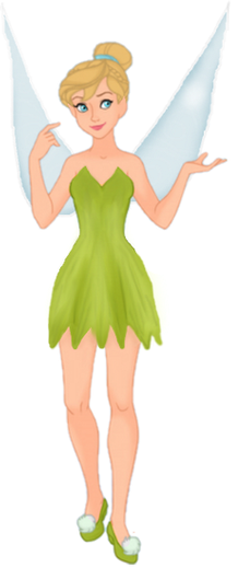 Tinker Bell The Green Fairy From Disney Fairies Blank Meme Template