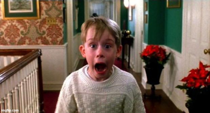 Kevin Home Alone | image tagged in kevin home alone | made w/ Imgflip meme maker