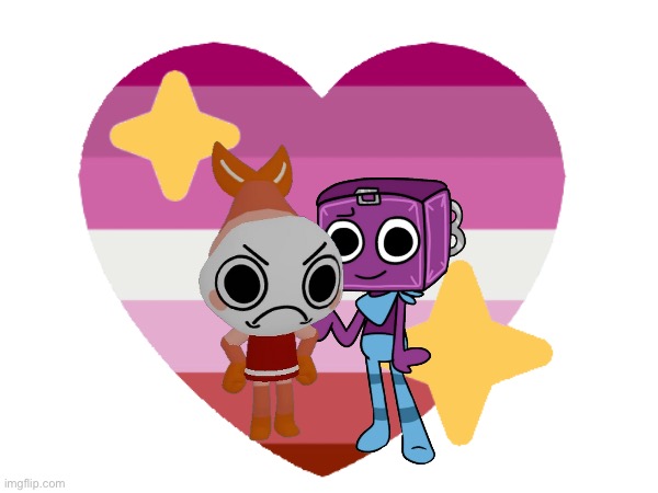 Don’t let Finn See this | image tagged in dandy's world,shrimpo,boxten,cheating,funny,2 girls | made w/ Imgflip meme maker