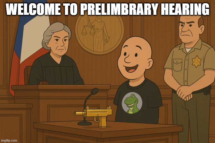Yes Ma'am | WELCOME TO PRELIMBRARY HEARING | image tagged in funny | made w/ Imgflip meme maker