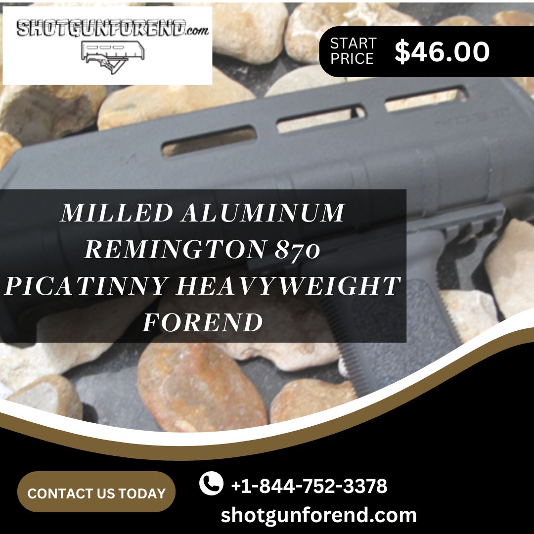 Milled Aluminum Remington 870 Picatinny Heavyweight Forend Blank Meme Template