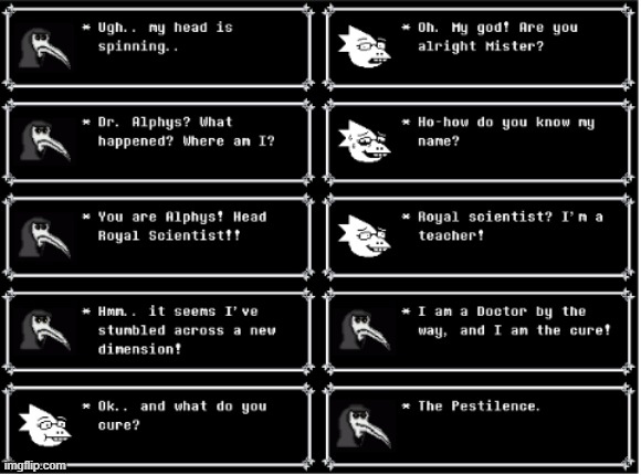 Chapter 1 (Plague edition): Idc connected or not, this is my take. | made w/ Imgflip meme maker