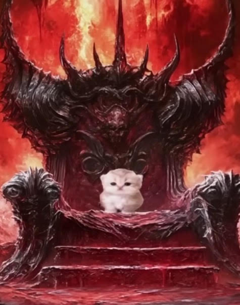doom cat Blank Meme Template