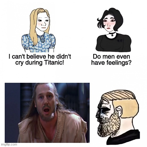 It's sad. | image tagged in do men even have feelings | made w/ Imgflip meme maker