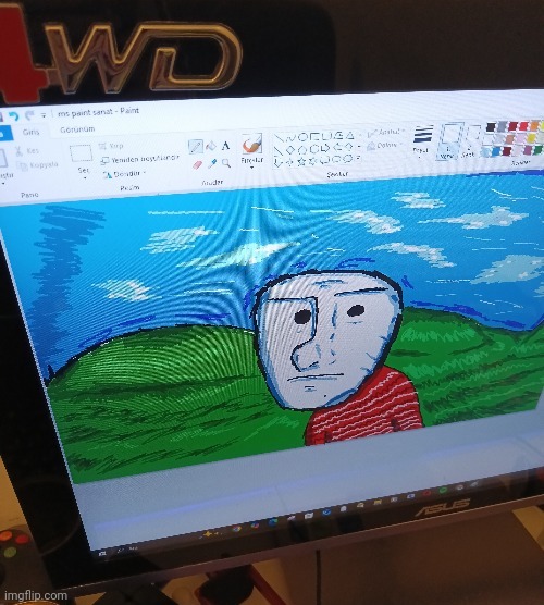 Ms paint art | made w/ Imgflip meme maker