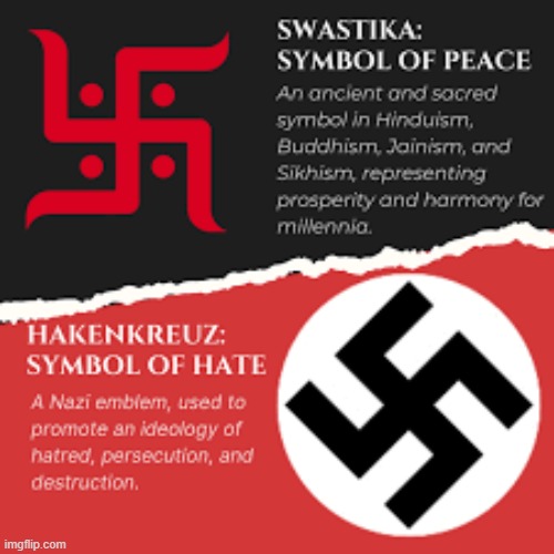 did this to show the difference between my religion and that im not a nazi to not confuse anyone | made w/ Imgflip meme maker