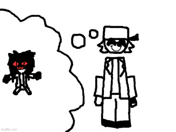 Decided to draw a silly thingy | made w/ Imgflip meme maker