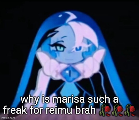 ALL MY EVIL PLANS... ITS COME TOGETHER! ALL OF THE MEMBERS OF TH | why is marisa such a freak for reimu brah 🥀🥀🥀 | image tagged in all my evil plans its come together all of the members of th | made w/ Imgflip meme maker