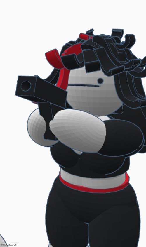 Claire with a gun | image tagged in claire with a gun | made w/ Imgflip meme maker