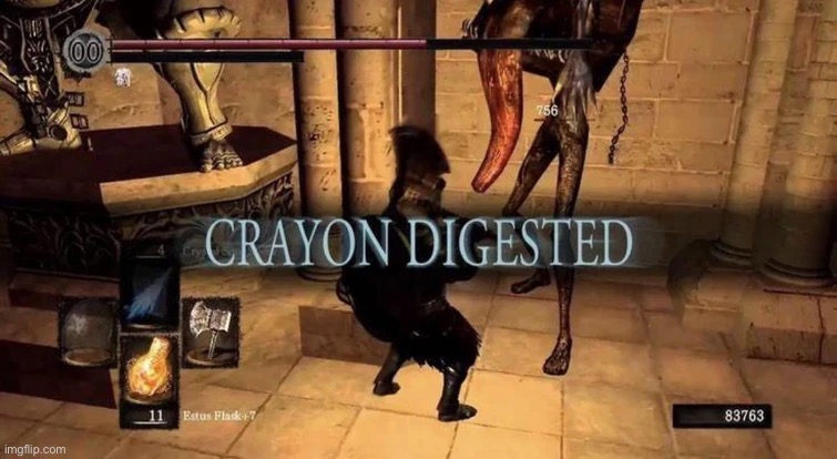 Yum yum | image tagged in crayon | made w/ Imgflip meme maker