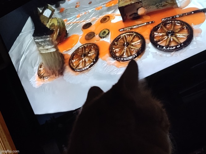 Goose is enjoying watching this toy restoration video | made w/ Imgflip meme maker