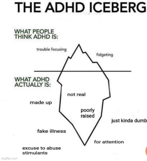 ADHD is a lie | made w/ Imgflip meme maker