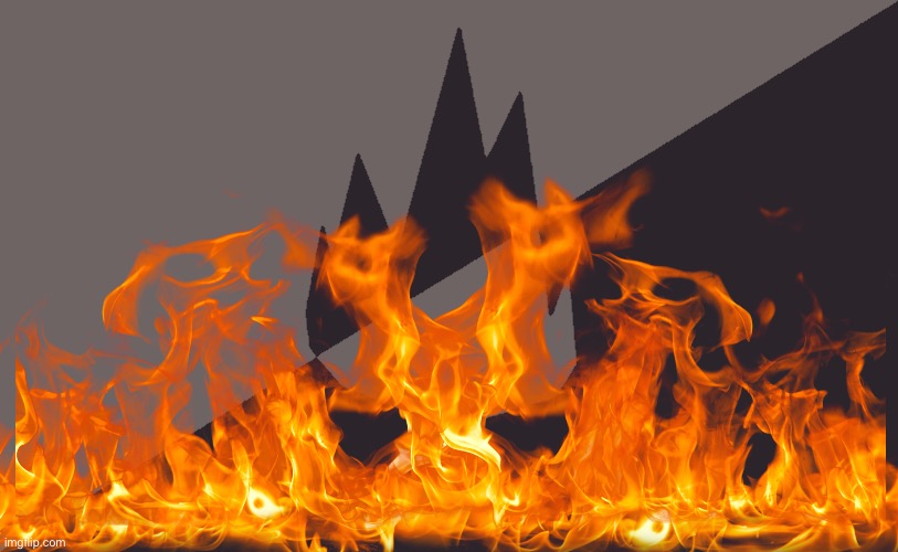 Burning MSMG flag | image tagged in msmg dark blue 2023 flag | made w/ Imgflip meme maker