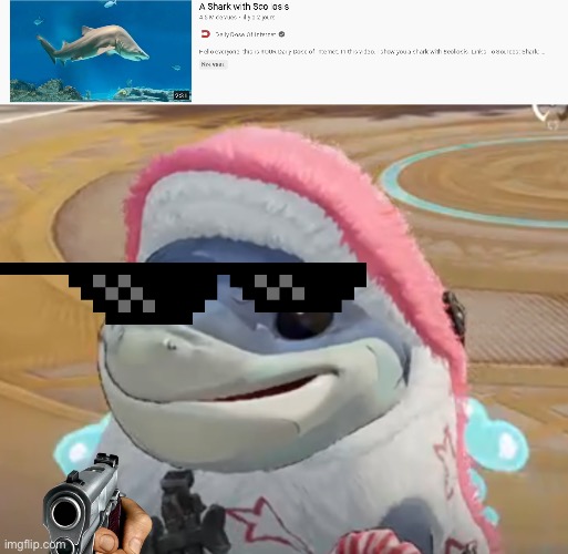 Shark with no spine | image tagged in a shark with scoliosis,jeff the shark | made w/ Imgflip meme maker
