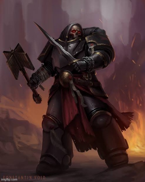 Black templar | image tagged in black templar | made w/ Imgflip meme maker