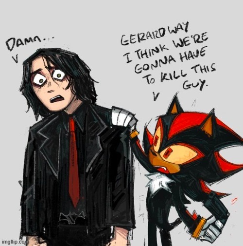 Gerard Way I think we're gonna have to kill this guy | image tagged in gerard way i think we're gonna have to kill this guy | made w/ Imgflip meme maker