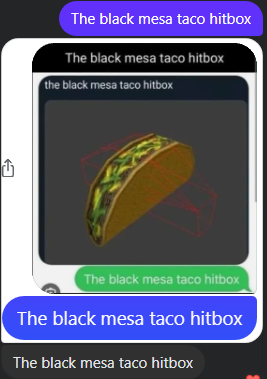 the black mesa taco hitbox Blank Meme Template