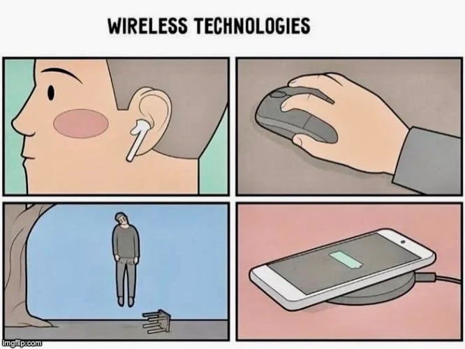 he’s uhh… wireless charging too! ^^ | made w/ Imgflip meme maker