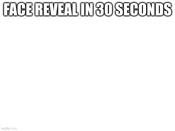 FACE REVEAL IN 30 SECONDS | made w/ Imgflip meme maker