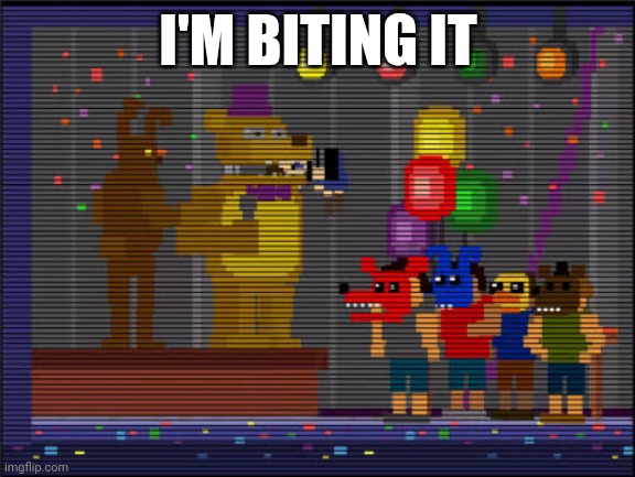 Bite of 83 | I'M BITING IT | image tagged in bite of 83 | made w/ Imgflip meme maker