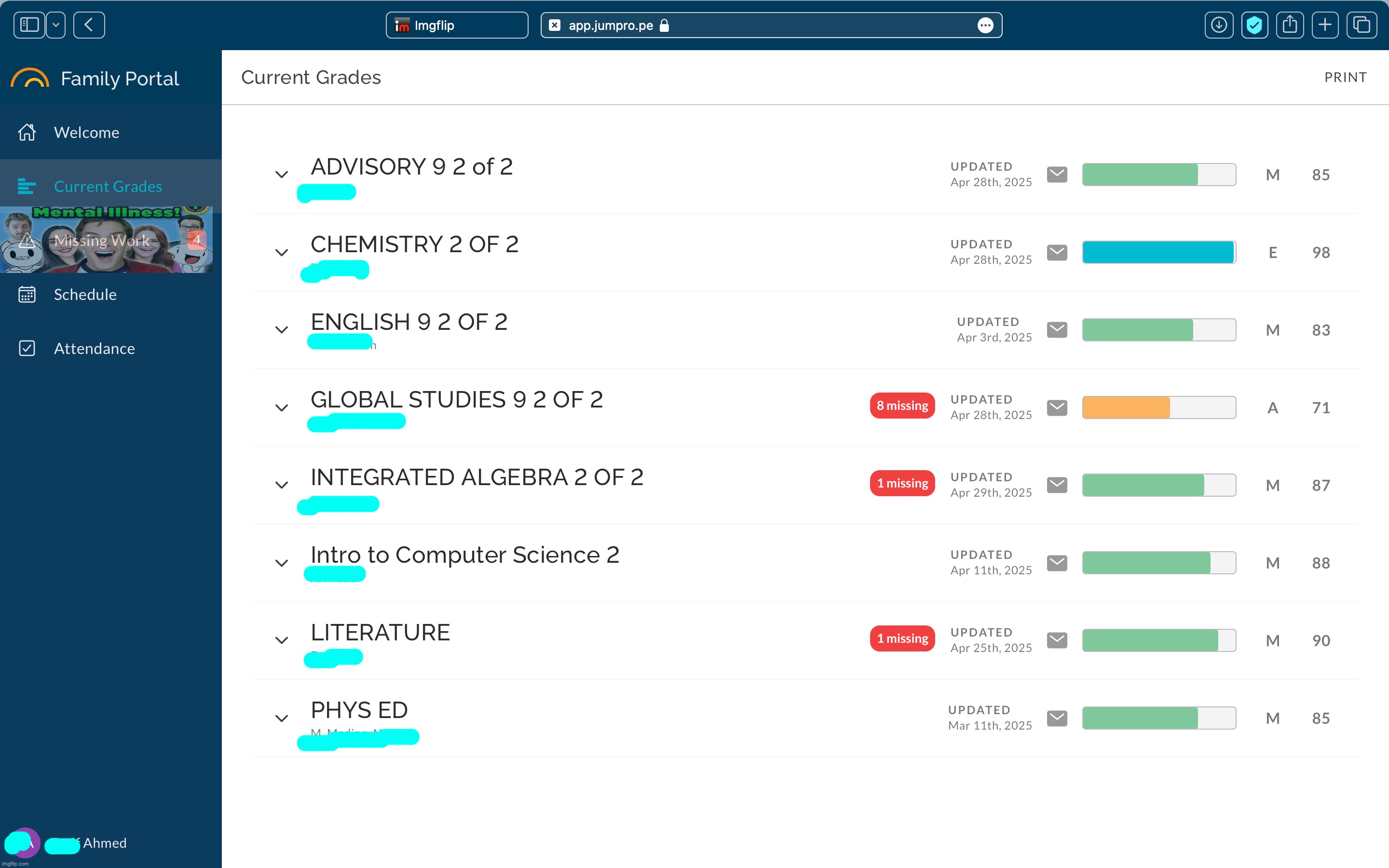 grades  FLEXXXX | made w/ Imgflip meme maker