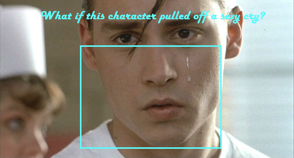 sexy cry meme Blank Meme Template