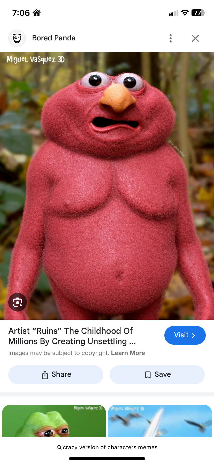 High Quality 4k elmo Blank Meme Template