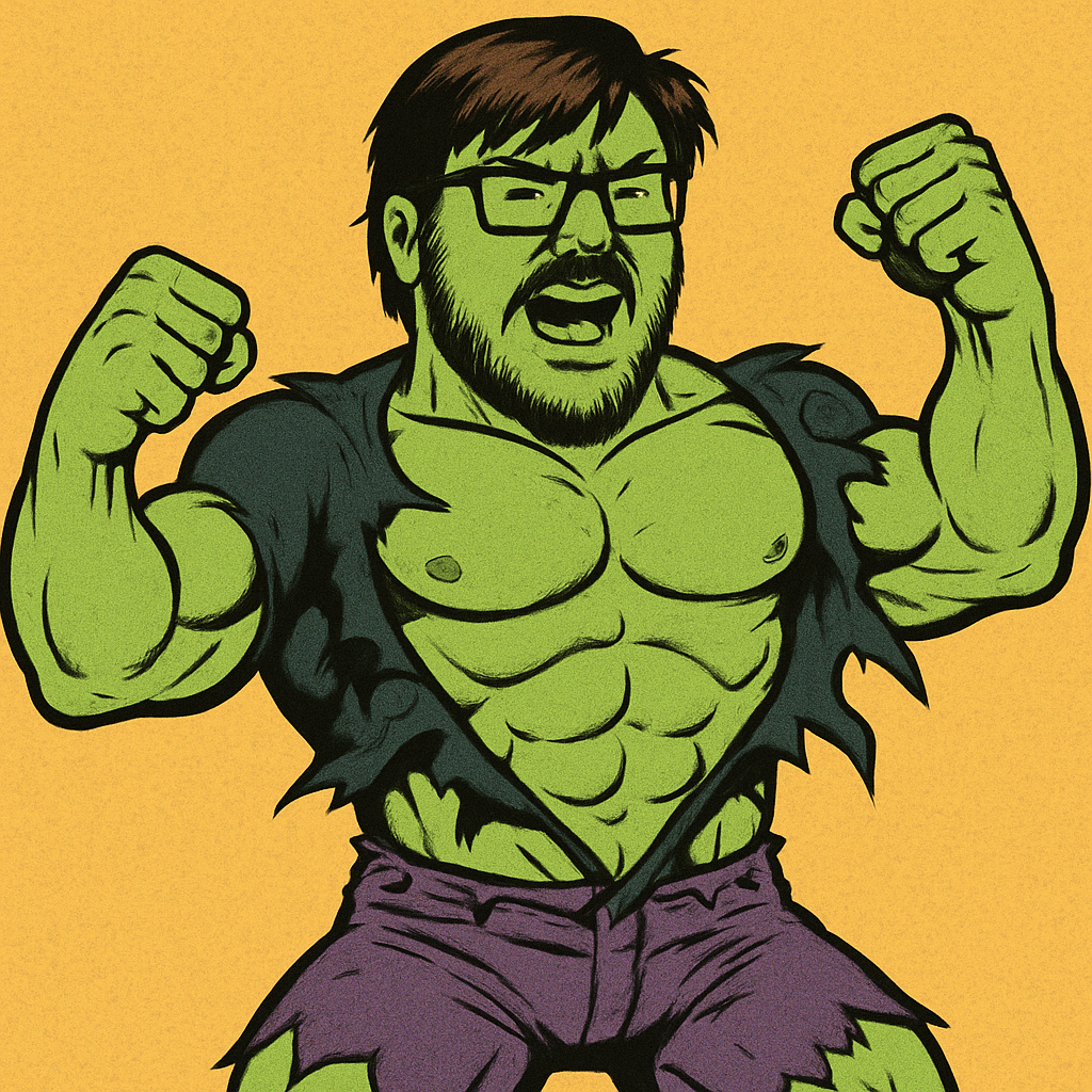 Nerd Hulk Blank Meme Template