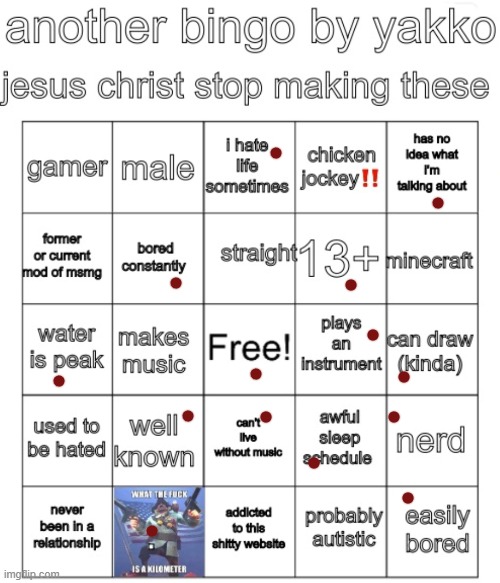 yakko bingo v7 | image tagged in yakko bingo v7 | made w/ Imgflip meme maker