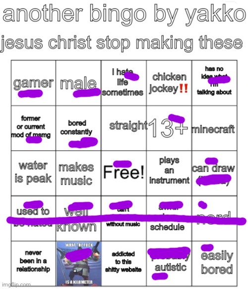 yakko bingo v7 | image tagged in yakko bingo v7 | made w/ Imgflip meme maker