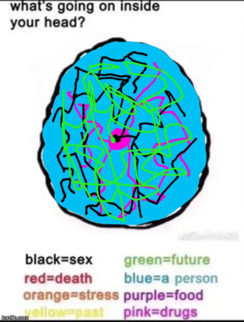 . | image tagged in what's going on inside your head | made w/ Imgflip meme maker