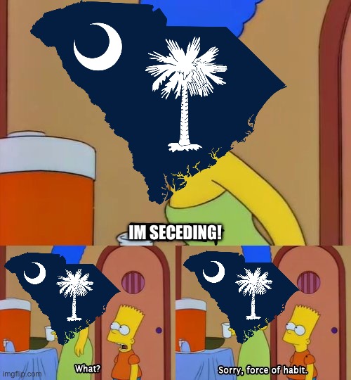 Simpsons bart no | IM SECEDING! | image tagged in simpsons bart no | made w/ Imgflip meme maker