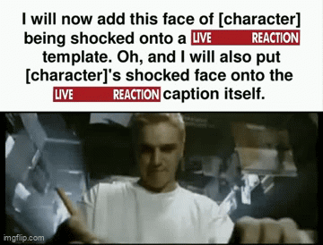 Image tagged in gifs,characters,face,live reaction - Imgflip