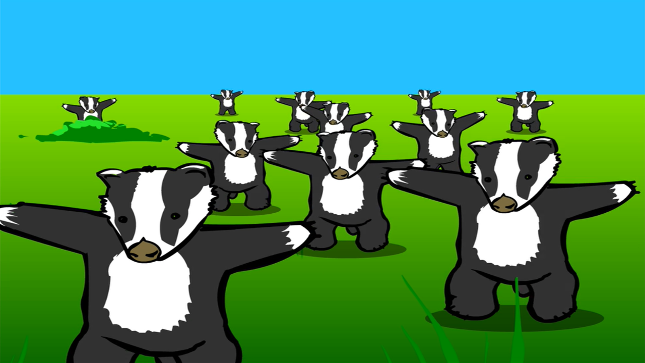 Badger Badger Badger Blank Meme Template