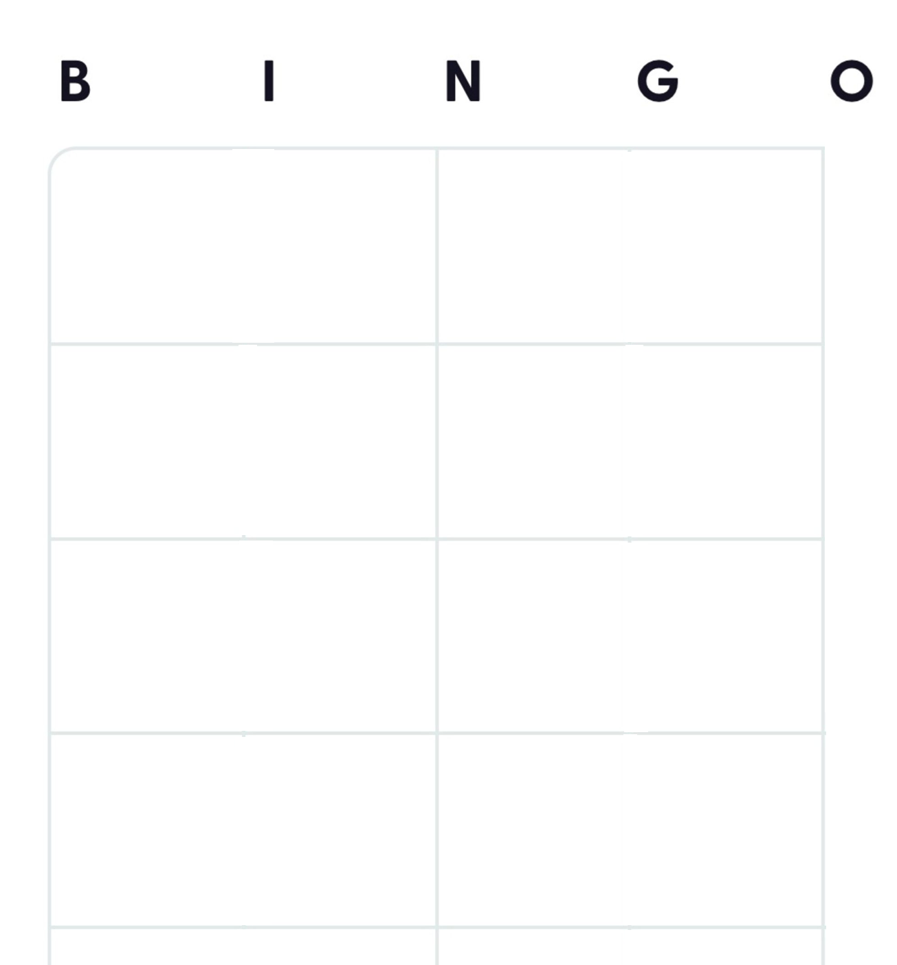 smaller bingo Blank Meme Template