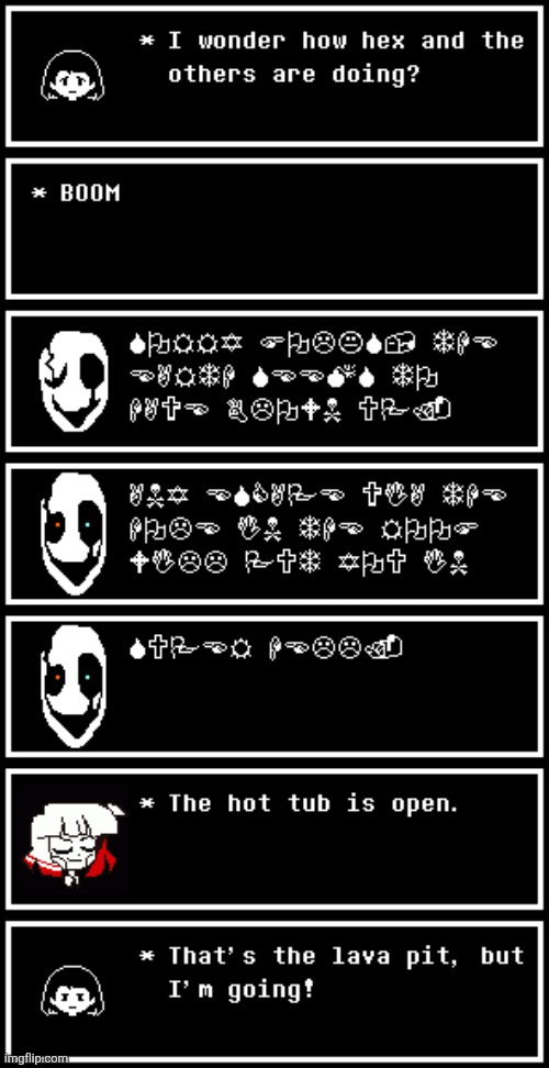 Chara generations... in hell! | image tagged in chara generations,undertale | made w/ Imgflip meme maker