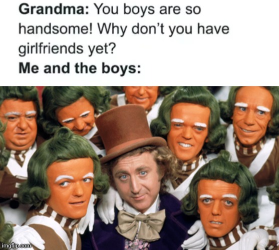 Me and the boys | image tagged in lollipop,kids,willy wonka | made w/ Imgflip meme maker