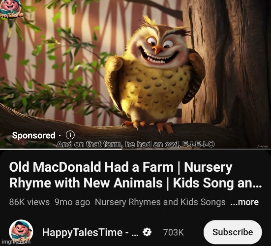AI-generated kids content. Yeah, they REALLY don't care what kids see | image tagged in ai | made w/ Imgflip meme maker