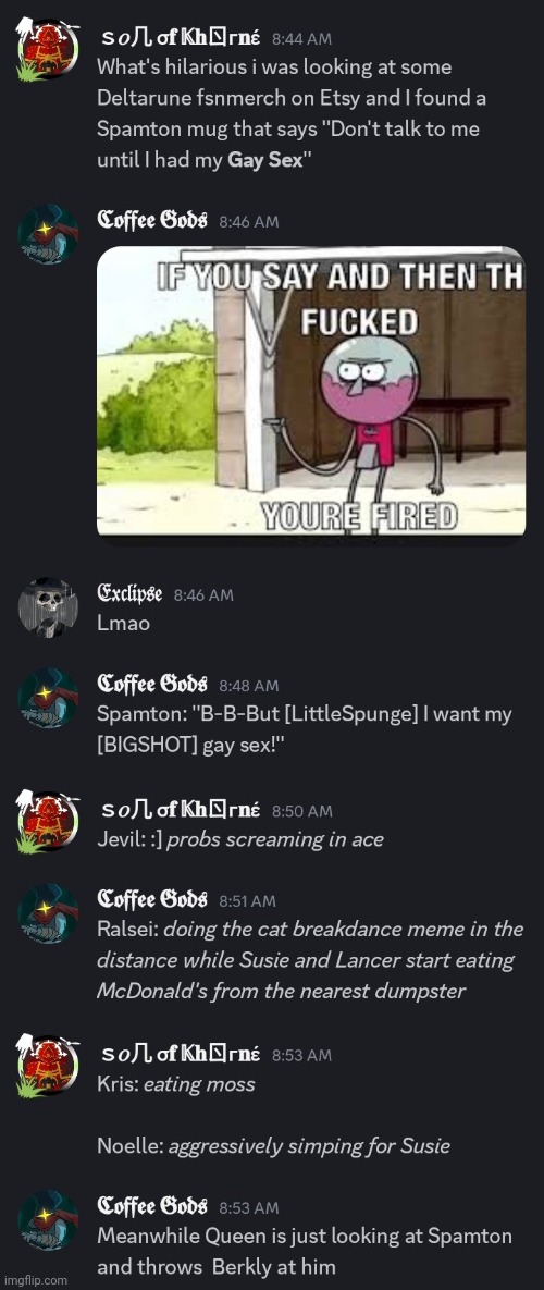 Just your average Discord convo in a nutshell! | made w/ Imgflip meme maker