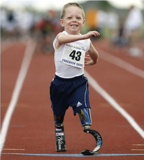 Pistorius legs kid Blank Meme Template