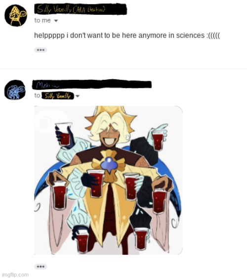 My Gmail Chat be like :3 | image tagged in gmail,chat,memes,i only answer with crk memes | made w/ Imgflip meme maker