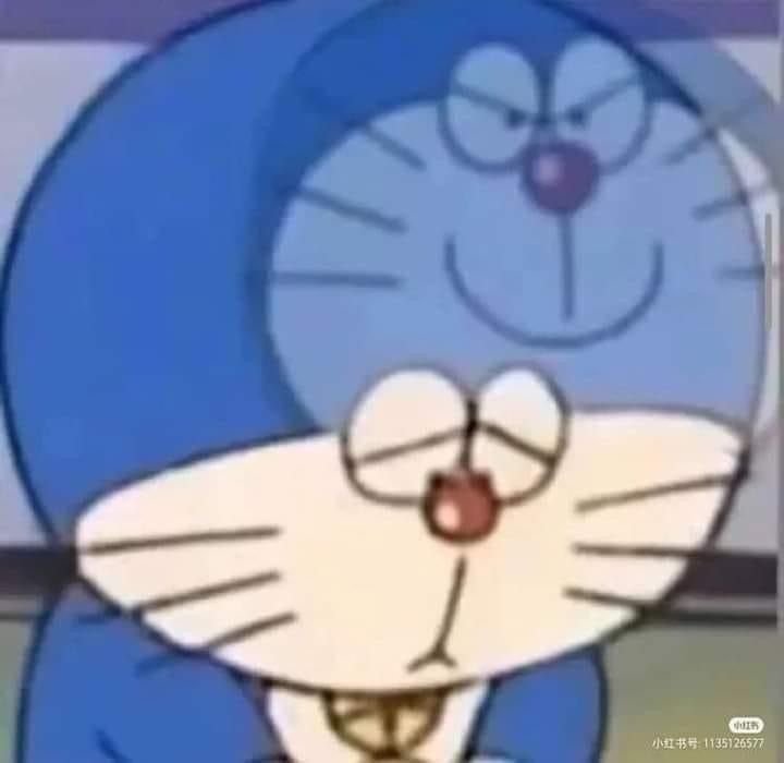 Doraemon Double Face Blank Meme Template