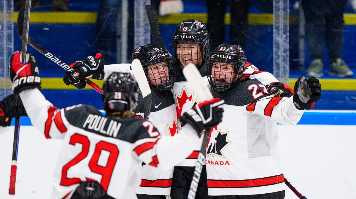 Canada Womens Hockey Champions Blank Meme Template