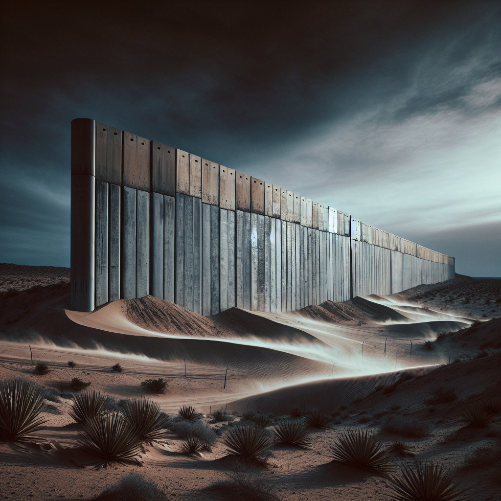 picture of border wall Blank Meme Template